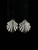 Vintage Sterling Taxco Mexico Large Seashell Clip-On Dangle Earrings 1.5”