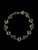 Vintage Sterling Flower Heart Sleeping Beauty Turquoise Chain Link Bracelet 7”