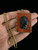 Antique Victorian 9k Gold Large Red Jasper Black King George III Cameo Necklace