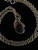 Vintage MCM 14k Gold Large Opal Doublet Diamond Pendant Necklace 20.5”