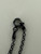 Antique Victorian Sterling Maritime Anchor Oxidized Chain Pendant Necklace 18”