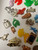 Vintage Cracker Jack Gumball Prizes Game Metallic Boxing Boat Comic? Head 62 pc