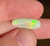 Australian Lightning Ridge 2.64 ct natural solid Light opal stone loose gem vintage 22mmX 8mm and 2.1mm