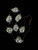 Vintage MCM 14k Gold Large Baroque Pearl Tin Cup Chain Necklace 18”