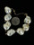 Vintage MCM 14k Gold Large Baroque Pearl Tin Cup Chain Necklace 18”