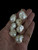 Vintage MCM 14k Gold Large Baroque Pearl Tin Cup Chain Necklace 18”