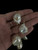 Vintage MCM 14k Gold Large Baroque Pearl Tin Cup Chain Necklace 18”