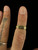 Antique Victorian 14k Gold Rectangle “A & J” Signet Band Ring Sz 5