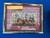 Vtg Middle Eastern Framed Small Hand-Painted Music & Dance Scene on Camel Bone