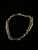 Antique Art Deco Gold Over Sterling Cameo Filigree Rectangle Link Bracelet 8.25”