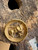 Vintage Crown Trifari 18k Gold Plated MCM Sagittarius Zodiac Astrology Pin 1.5"