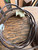Antique 1920's Italian Carved Cameo Conch Shell Accent Lamp w/ Wood Base