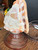 Antique 1920's Italian Carved Cameo Conch Shell Accent Lamp w/ Wood Base
