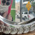 Antique Sterling European Salver Plate Tray Chased Raised Egg & Dart Design 8.75