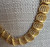 Vintage Napier New Old Stock 1/2" Basket Link 14k Gold Plated Necklace 16"