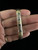 Vintage Sterling Tritone Rose Yellow Gold Plated Brushed Omega Bracelet 7.25"