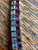 Vintage Deco Kramer Paste RS Blue Topaz & Amethyst Bracelet SP 7"