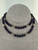 Vintage 14k Gold Long Beaded Amethyst Necklace 30”