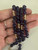 Vintage 14k Gold Long Beaded Amethyst Necklace 30”