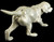 Antique Art Deco Cast Metal Labrador Retriever Dog Figurine  Sculpture 6.5"