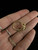 Vintage MCM Art Nouveau Revival 14k Gold Leaf Diamond Florentine Finish Ring 5 Vintage MCM Art Nouveau Revival 14k Gold Leaf Diamond Florentine Finish Ring 5