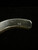 Vintage Brutalist Sterling 14k GP Handmade Hammered Double Band Cuff Bracelet 7”