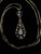 Vintage 14k Gold Ornate Pear Cut Opal Dangle Pendant Necklace 18.25"