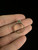 Antique Art Nouveau 10k Gold Two Tone Diamond Cluster Ring Sz 6.5