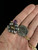 Vintage 14k Gold Baroque Tahitian Pearl Amethyst Cluster Dangle Ring Sz 8.5