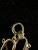Antique Art Deco 10k Gold Oval Link Chain Bracelet 6.5”