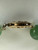 Vintage 12k Gold Filled Jade Bead Ball Necklace 18.25”