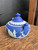 Antique Wedgwood Portland Blue Jasperware Sugar Bowl c.1891–1910
