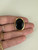 Vintage 12k Gold Filled Oval Black Onyx Brooch/Pin