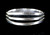 Vintage JRZ Three Leaf Clover Hallmark Sterling Modernist Bangle Bracelet