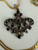 Antique Victorian Gold Filled Bohemian Garnet Pendant Necklace 18” Antique Victorian Gold Filled Bohemian Garnet Pendant Necklace 18”