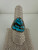 Vintage Sterling Silver Navajo Large Triangle Kingman Turquoise Ring Sz 8.25