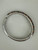 Vintage EFFY Splash Sterling Multi Color Sapphire Pave Bangle Bracelet 6.5-6.75"