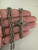 Vintage Sterling Silver Garnet Marcasite Gothic Cross Pendant Necklace 24”