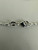Vintage Sterling Silver 1.2 mm Bar Ball Bead Chain Necklace 24”