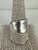 Vintage Sterling Silver Brutalist Handmade Adjustable Wide Band Ring 11