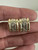 Vintage Art Deco Revival Sterling 14k Gold Cuff Earrings