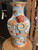 Antique Japanese Hand-Painted Satsuma-Style Kutani Vase with Lion Head Handles