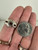 Vintage Sterling Silver Garnet Trilogy Ring 6.75