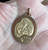 Vintage 1960's MCM Pisces Fish Medal Medallion Pendant Horoscope Amulet 1.25" H