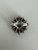 Vintage Sterling Silver Large Bohemian Garnet Cluster Cocktail Ring 6