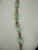 Vintage Sterling Gold Plated Chinese Mint Green Jade Bracelet 7.75”
