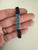 Vintage Don Lucas Sterling Navajo Handmade Denim Lapis Rope Bracelet 7"