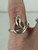 Vintage MCM Sterling Silver Snake Ring 6