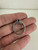Vintage MCM Sterling Silver Sapphire Ring 6.5