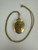 Antique Victorian Gold Filled Engraved Oval Locket Pendant Necklace 23.5”